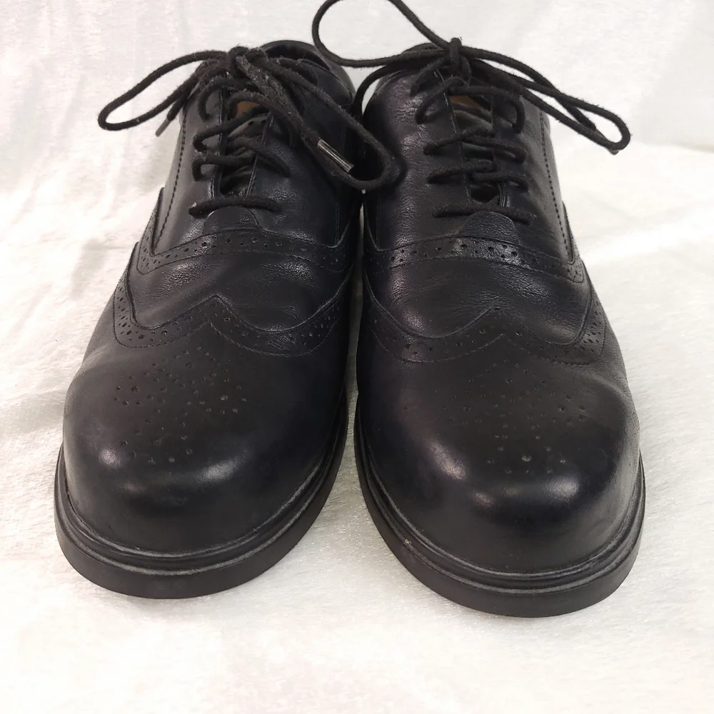 Red Wing 6665 Men's Black Leather Steel Toe Dress Shoes Size 13